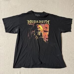Megadeth 2023 Skull Metal Band T-Shirt 3XL Men’s